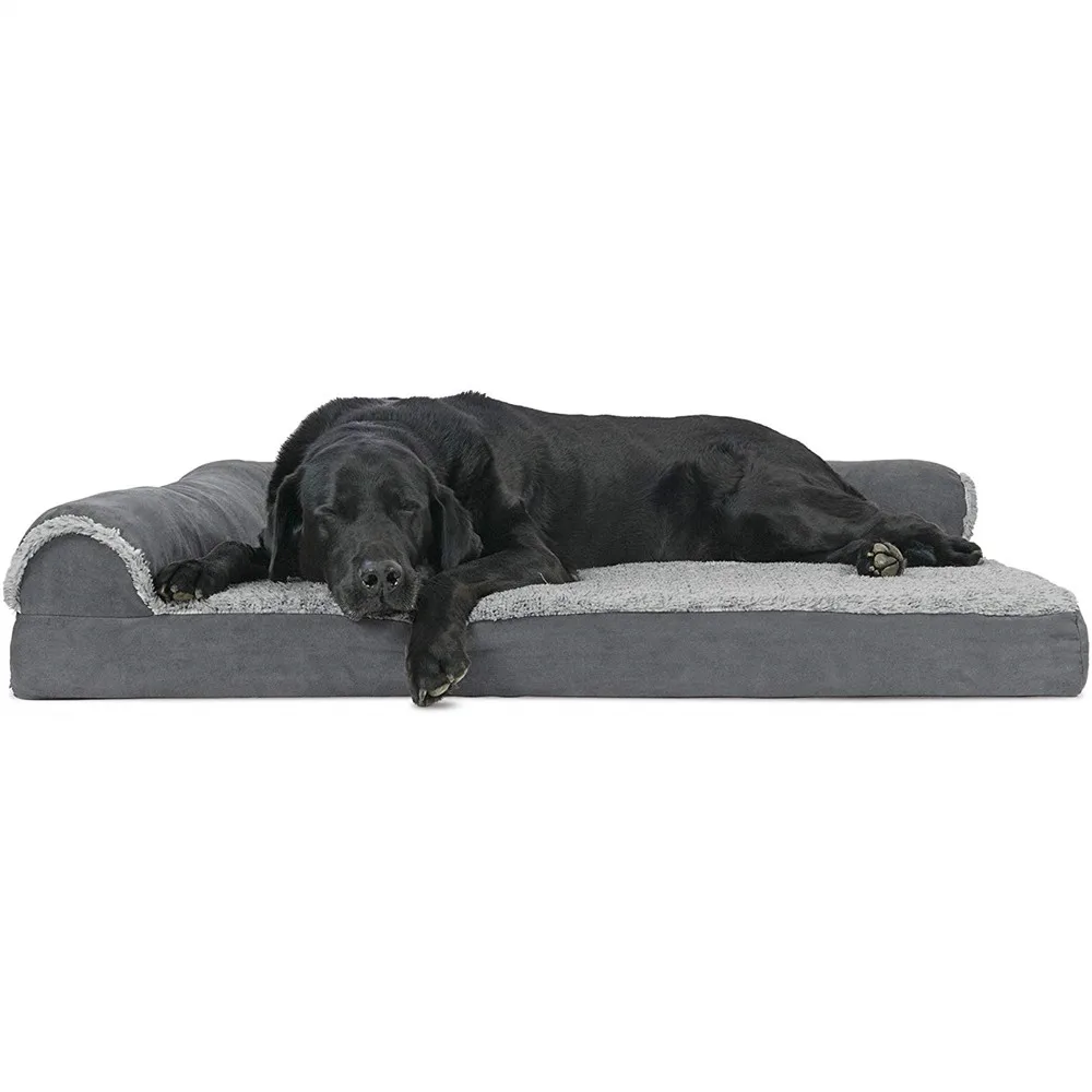 

Dog Bed Soft L Shaped Chaise Lounge Sofa Cushion Pet Cat Dog Bed Fleece Warm Dog Beds For Small Large Dogs Puppy Kennel
