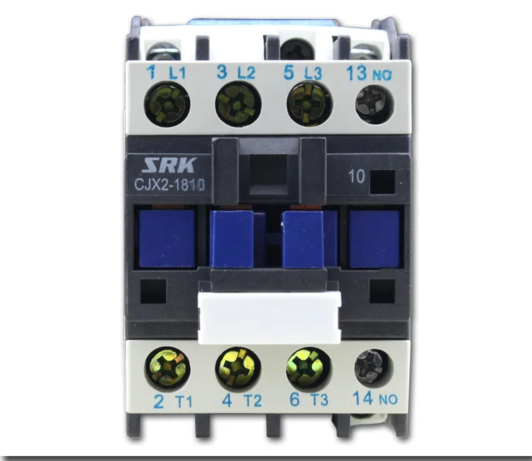 

Single Phase 220V AC Contactor 18a Contact Relay Three Phase 380V Cjx2-1810