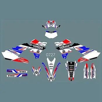 

New Full Graphics Decals Stickers Custom Number Name Glossy Bright Stickers Waterproof for YAMAHA WR450F 2016-2018