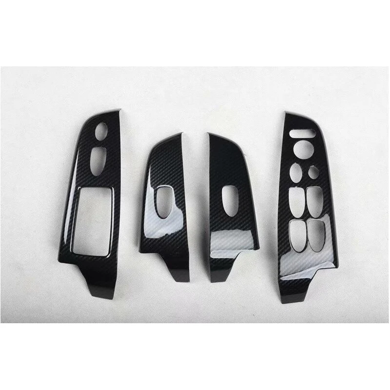 Для Honda Civic 2004-2009 4 шт. ABS автомобильные межкомнатные двери окна лифт стеклянные переключатели крышка литья автомобиля Стайлинг