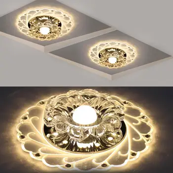 

Modern Crystal LED Superior Lighting Ceiling Chandelier Lamp Porch Bedroom