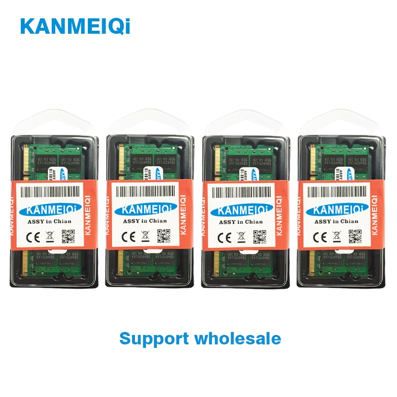 KANMEIQi DDR2 4 Гб (2pcsX2GB) память для ноутбука 800 МГц 533/667 оперативная 200pin 1 8 В 2 ГБ