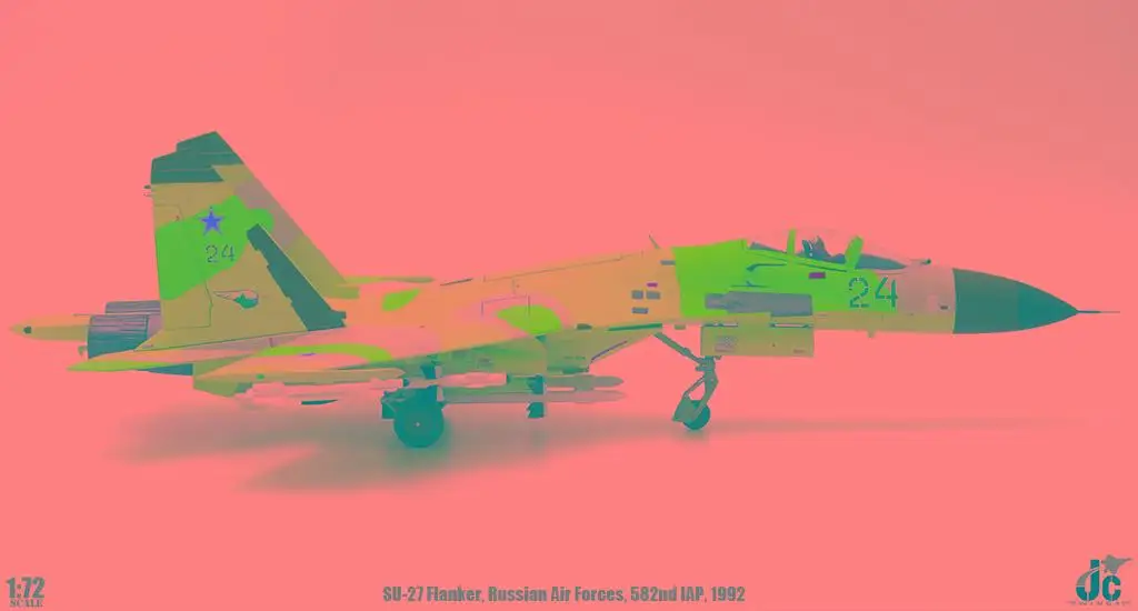 JC Крылья SU27UB su27fighter самолет ВВС России фото 1/72 литой самолет