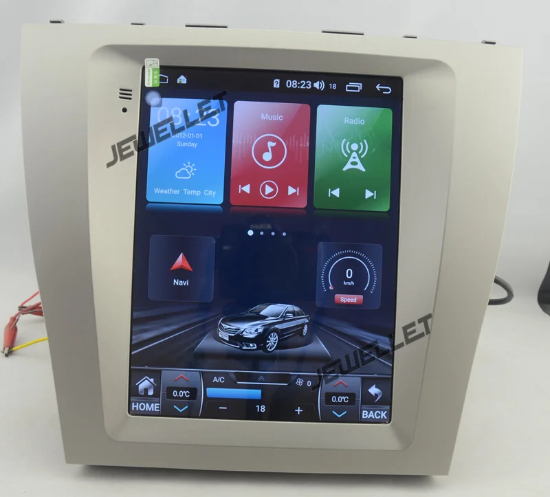

9.7" tesla style vertical screen Octa core Android 8.1 Car GPS navigation for Toyota Camry Aurion Daihatsu Altis 2007-2011