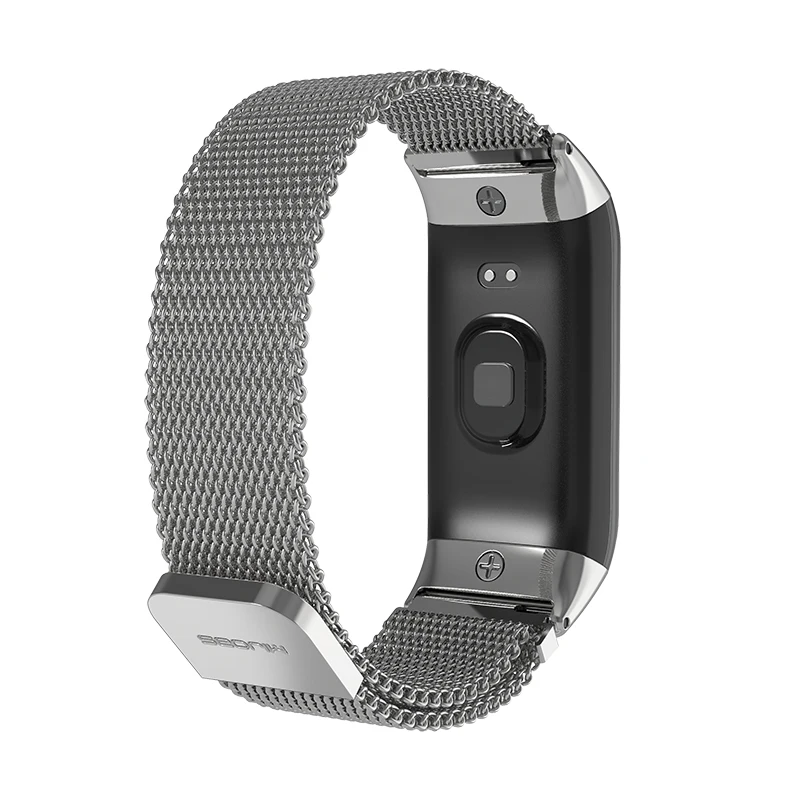 Mijobs металлический ремешок для Amazfit Cor 2 Smart Band 2 браслет из нержавеющей стали наручные часы для Amazfit Смарт-часы банд2 кор 2