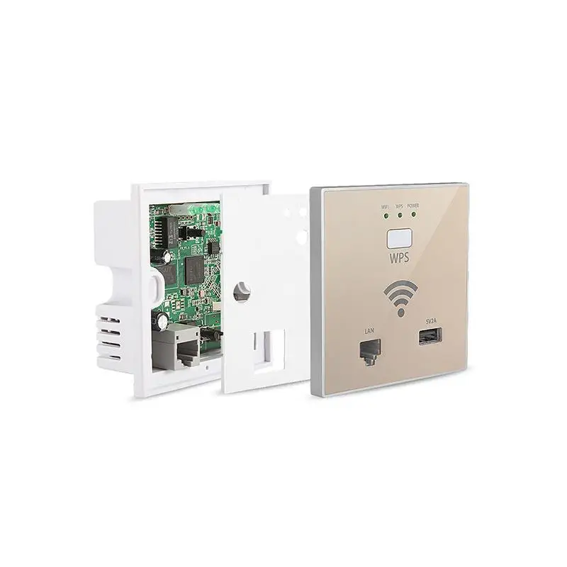 300 Мбит/с в стене беспроводная точка доступа AP маршрутизатор для отеля Wi-Fi проект мини Wi-Fi розетка повторитель умный дом USB WPS шифрование