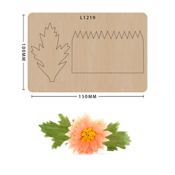 

SMVAUON Marguerite Paper Flower Daisy Wood Moulds Die Cut Scrapbook DIY Handmade Crafts Making Decor Supplies Dies Template