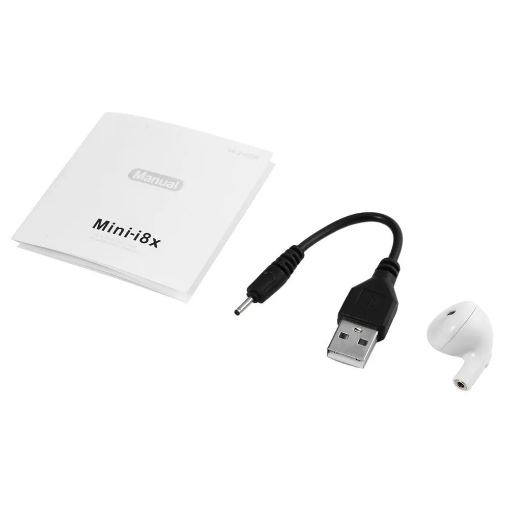 2018 MINI-I8X беспроводные музыкальные наушники Bluetooth V4.2 + EDR наушники-вкладыши