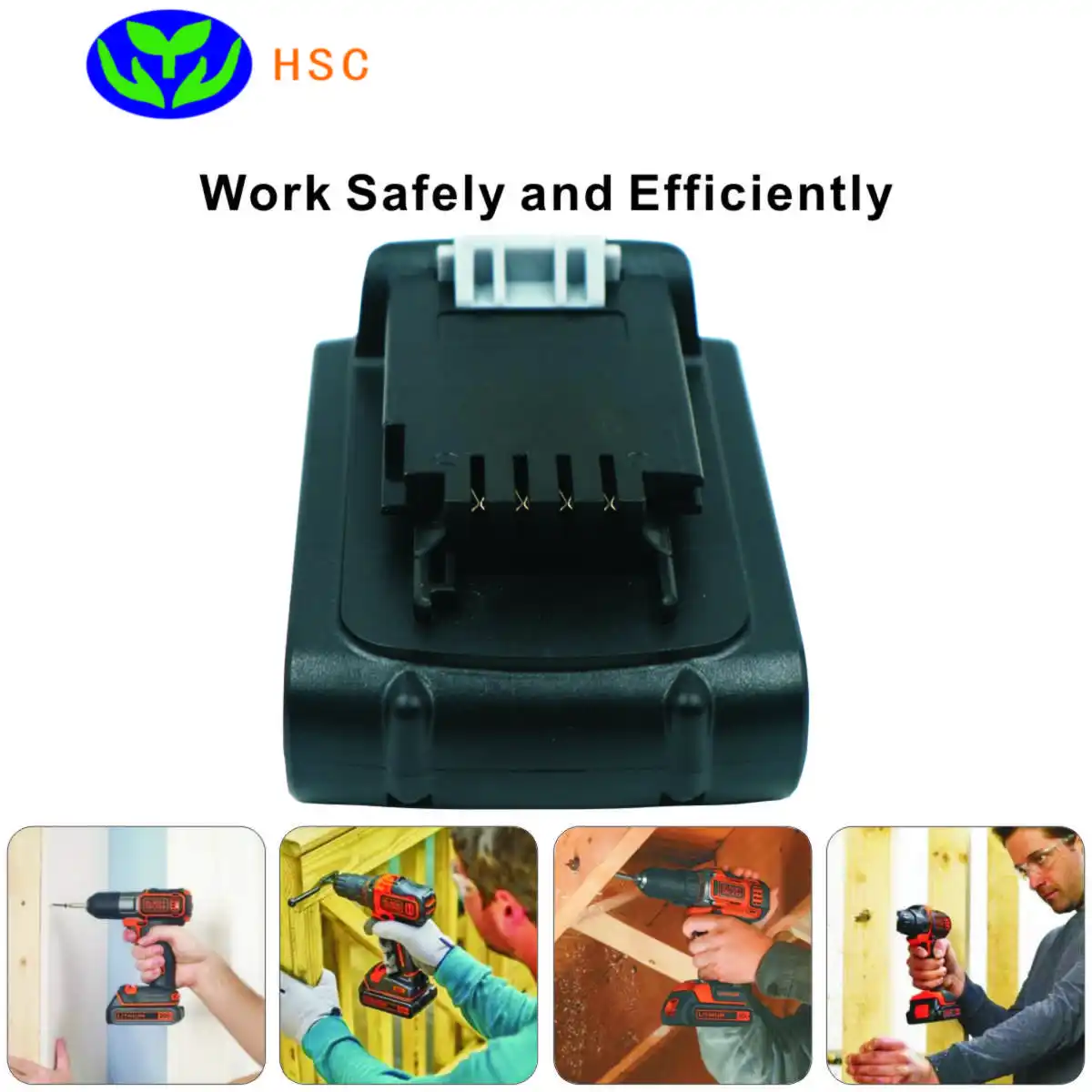 2.0Ah 18650 аккумулятор BD20A литий-ионный аккумулятор 20 в Замена для Black& Decker 20 В батарея LB20 LBX20 LBXR