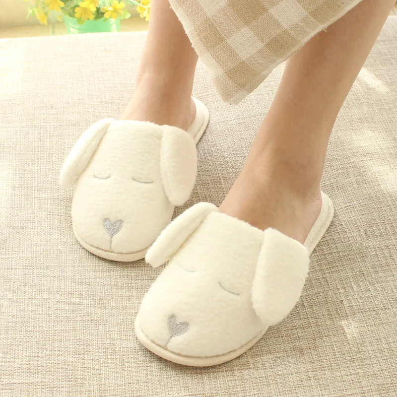 MAGGIE'S WALKER Winter household slippers Lovely Home Floor Soft Stripe Slippers Female Shoes woman Plus size Cotton-Padded shoe | Обувь