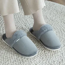 Мужские тапочки; большие размеры; Водонепроницаемая домашняя обувь; бархатная теплая обувь; хлопковые тапочки; chausson homme hiver mujskie wettnamki# V28