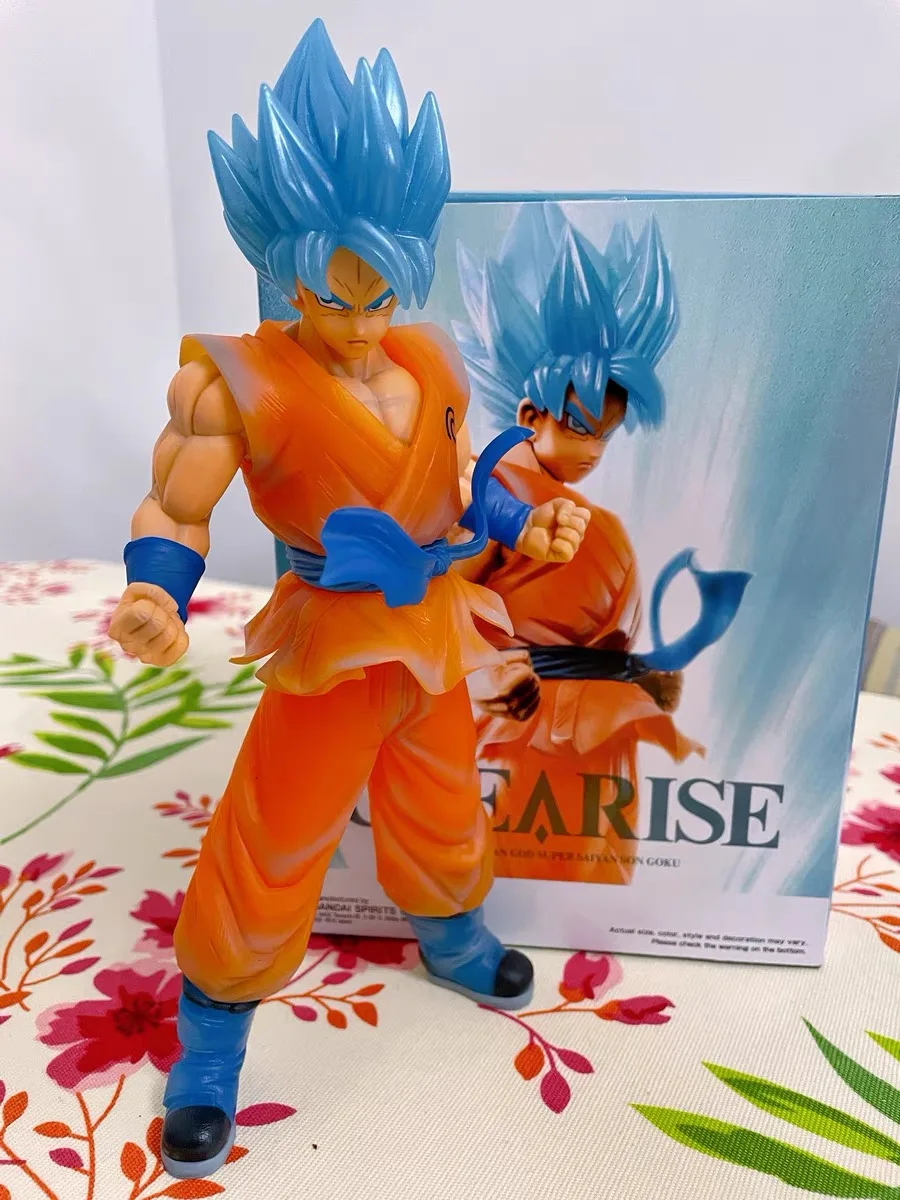 Оригинальные фигурки Banpresto DBZ CLEARISE SSJ God Blue Goku Детские модели игрушек аниме игрушки