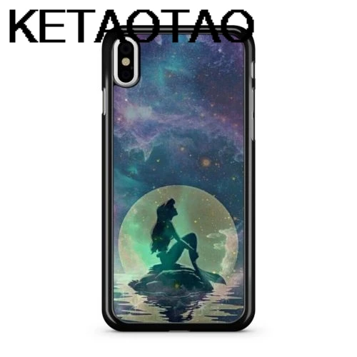 Золотой KETAOTAO Русалка чешуя силуэт чехол для телефона s для iPhone 4S 5C 5S 6S 7 8 SE X Plus XR XS Max Чехол Мягкий ТПУ резиновый силиконовый - Цвет: Золотой