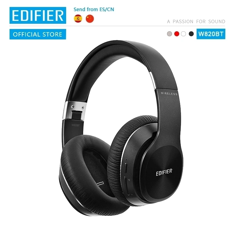Bluetooth Headphones Hrs Dual-Batteries Edifier W820bt Csr-Technology Foldable Up-To-80