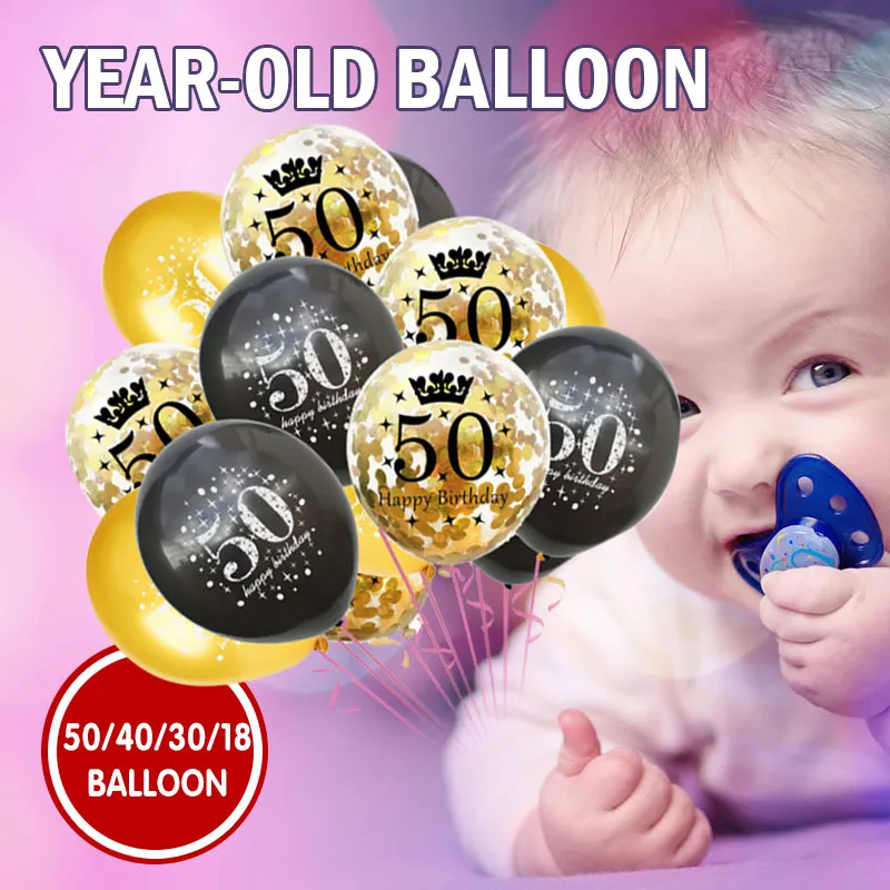 Воздушные шары Airballoon шар прекрасный Riginality 15 шт./компл. латекс 18 30 40 50 поставки Гавайи Юбилей ко дню рождения