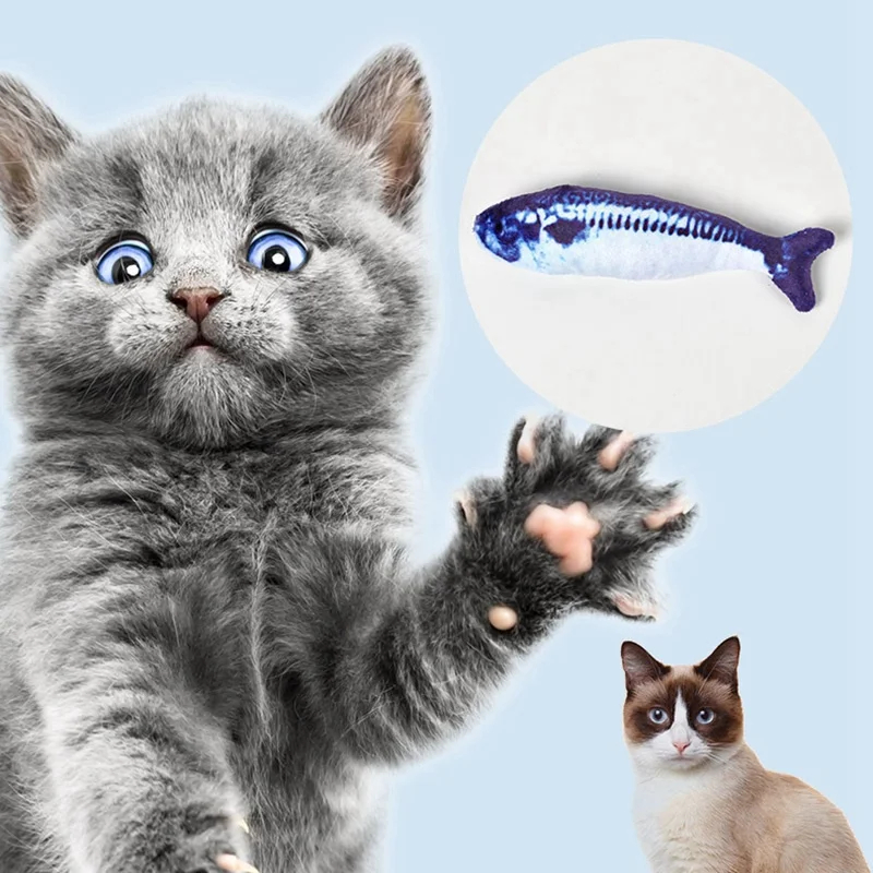 Имитация рыбы кукла кошка игрушка кошачья кошка жевательная игрушка котенок кошачья кошка игрушка интерактивная игрушка-тизер для кошек кошачье гнездо украшение