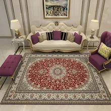 Американский Ретро Персидский Узор ковер для гостиной спальни Противоскользящий коврик для пола модные кухонные ковры, коврики