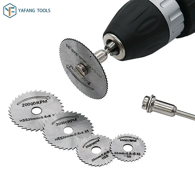 7pcs/set HSS Saw Blade Rotary Tool Cutting Disc for Dremel Drill Woodworking Metal Cutter Power Tools | Инструменты