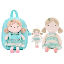 Gloveleya плюшевые куклы 3D мультфильм школьная сумка весна девушка плюшевые рюкзаки школы