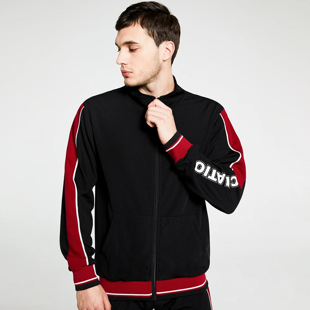 New Men's Sweatsuit Sets 2020 Autumn Winter 2 Piece Zipper Jacket Track Suit + Pants Casual Tracksuit Men Sportswear Set Clothes