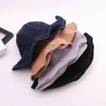 Шляпа женская летняя Корейская сплошной цвет хлопок и лен вязаный водонепроницаемый складной бассейн шляпа весна и осень японский твист солнцезащитный козырек fisher