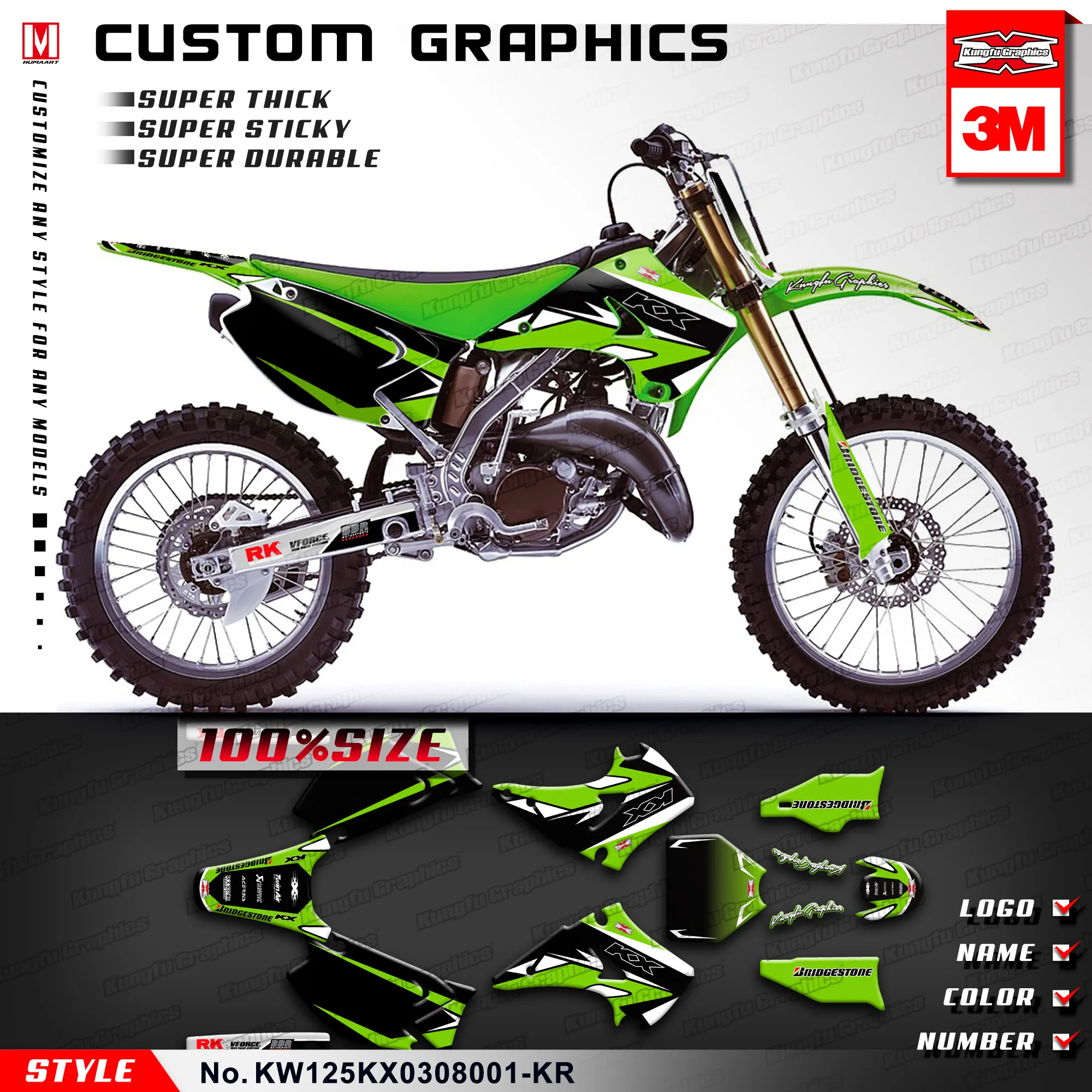kawasaki kmx 125 decals kawasaki kmx 125 decals