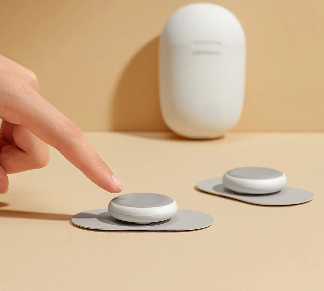 Gadgetoo Youpin Lf Leravan Magic Massage Stickers With Charging Case Tens Pulse