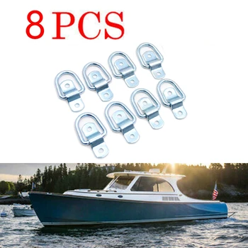 

Lashing Ring & Staple Cleat Tie Down for Trailers Truck Horsebox Boat Rope Tie Down Lashing Ring and Cleat