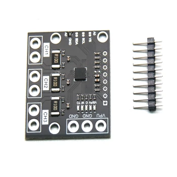 

Three-way bidirectional bus high and low side voltage current power monitor I2C module ina3221