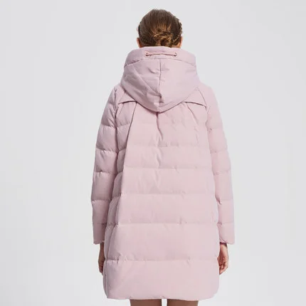 

Fashion Winter 90% Down Jacket Women Coat Long Parka Elegant Overcoat Hooded Plus Size 3XL Abrigos mujer LX1066