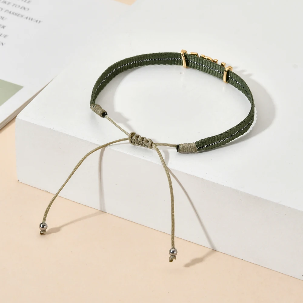 Bohemian Handmade Woven Rope Chain Bracelet - Image 3