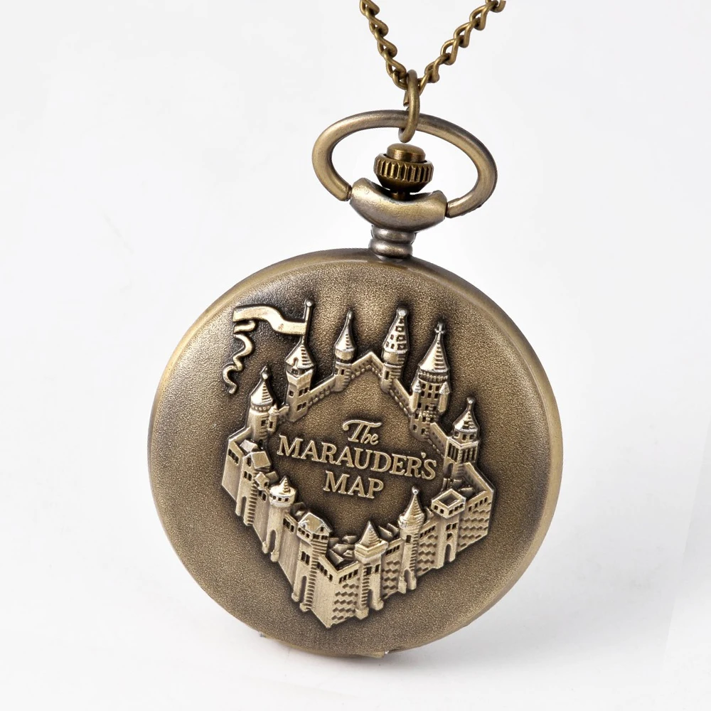 

Quartz pocket watch unique Watch Bronze Steel Refining Wall Pocket Watch War Role playing boy girl gift quartz pocket watch