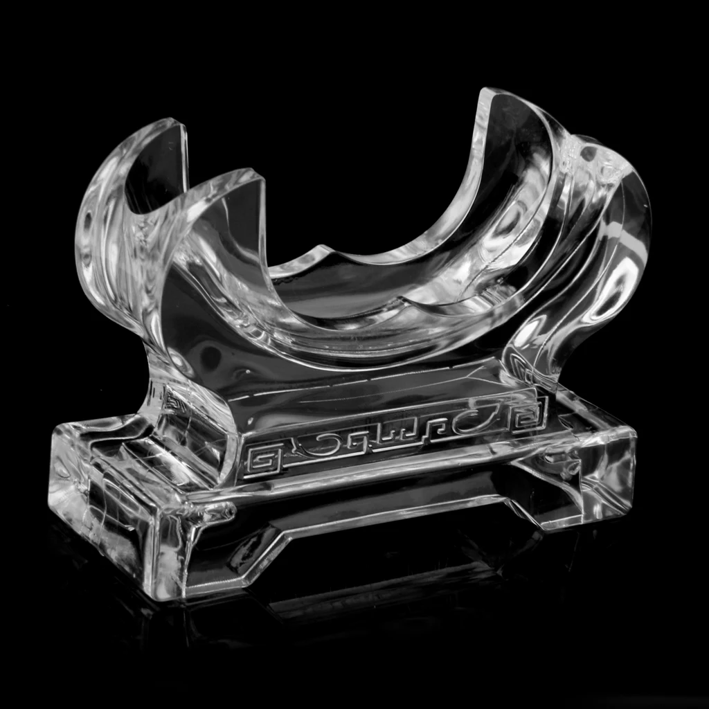 Semicircle Acrylic Bracelet Wristband Display Stand Holder Show Case W/ Base