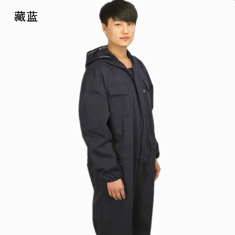 Dark blue Защита от пыли и анти-помогает бороться с Защитная одежда для Для мужчин шапки Для мужчин s работы в целом - Цвет: Dark blue
