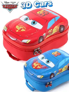 

Original Disney Kindergarten Schoolbag Boy's Car Mcqueen Boy 3-6 Preschool Big Class Children's Backpack RB0016