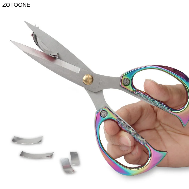 

Tailor Scissors Strong Alloy Shear Plated Titanium Handle Household Gift Kitchen Scissors Sewing Tool Thread Fabric Cutter G