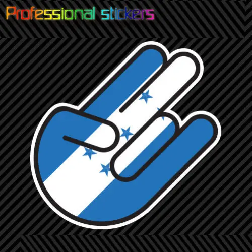 

Honduran Shocker Sticker Die Cut Decal Self Adhesive Vinyl Honduras HND HN Stickers for Motos, Cars, Laptops, Phone