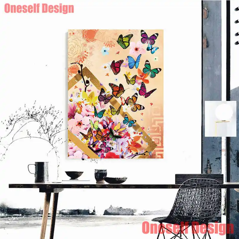 popular 5d diamond painting full square/round butterfly 5d diamond embroidery sale animal picture of rhinestones decoration home - Цвет: aa0176