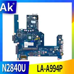 Для hp 15-R210CA 15-R материнская плата с N2840 ZS050 LA-A994P 788289-501 788289-001 аккумулятор большой емкости