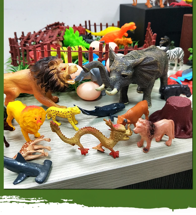 Модель маленького животного Набор Детский динозавр резиновая Модель T-Rex пластиковая провинция Гуандун игрушка 3-6-and-a-half-year Have