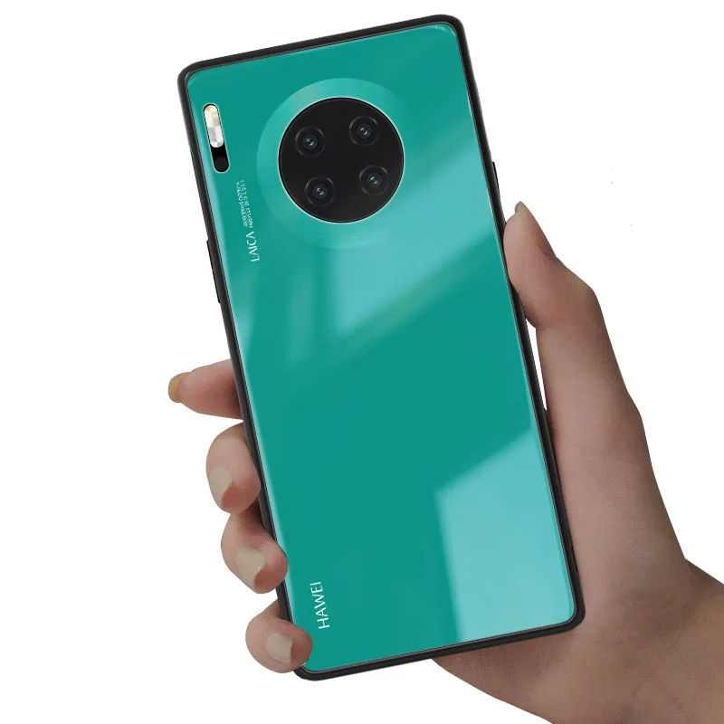 Mofi для huawei mate 30 Pro Чехол прозрачный зеркальный Телефон mate 30pro Чехлы для huawei mate 30 чехол бизнес стекло Fundas - Цвет: Green