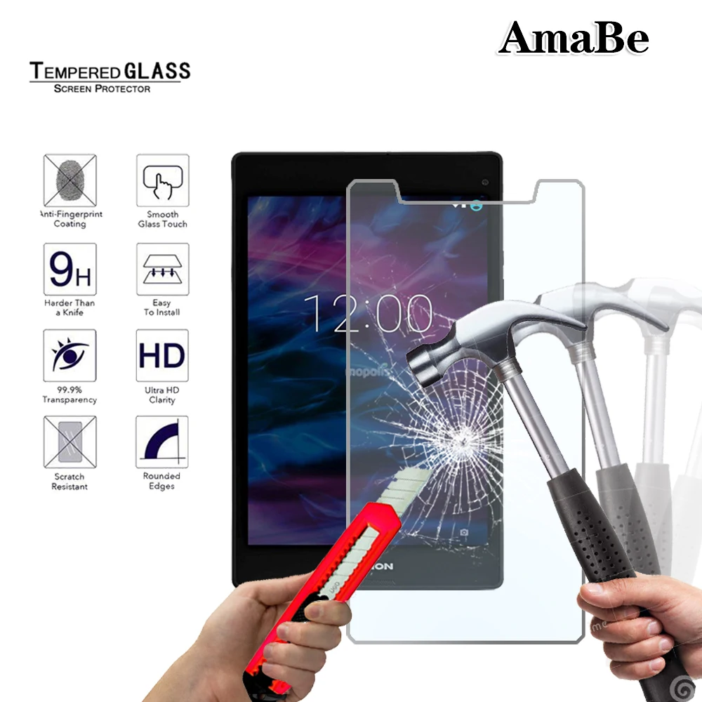 Tablet Tempered Glass Screen Protector Cover For MEDION LIFETAB P7331