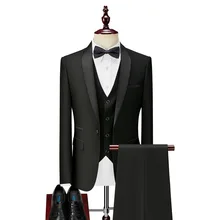 Popular Man Bridegroom Suits Singing Performance Hosting The Party Mens Tuxedo Formal Wedding Suit
