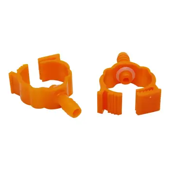 

10 Pcs Orange 25mm to 8mm Connectors Chicken Rabbit Drinking Fountain Connection Tool Poultry Drinking Water Accessories