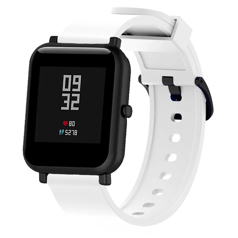 Ремешок силиконовый для смарт часов Xiaomi Huami Amazfit Bip 20 мм|Смарт-аксессуары| |