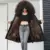 Faux Fur Coat Loose OverCoat Thick Warm Female Plush Coats Fox Hair Inner Liner Detachable Collar Long Fur Parkas Fur Jacket 8