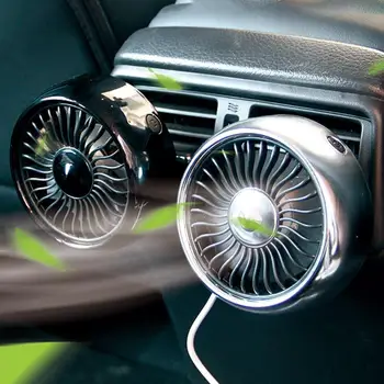 

Universal Car Dashboard Fan Creative Car Multi-function Electric Fan Usb Interface Charged Small Electric Fan