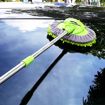 

2 In1 Adjustable Telescopic Soft Car Wash Brush Care Mop For Washing Your Car Truck RV Car Care Maintenance Accessories