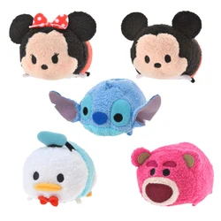 Disney Tsum peluches de Mickey, Minnie, Stitch, Hulk, Spiderman, Pato Donald, muñecos de Peluche de 9Cm para niños