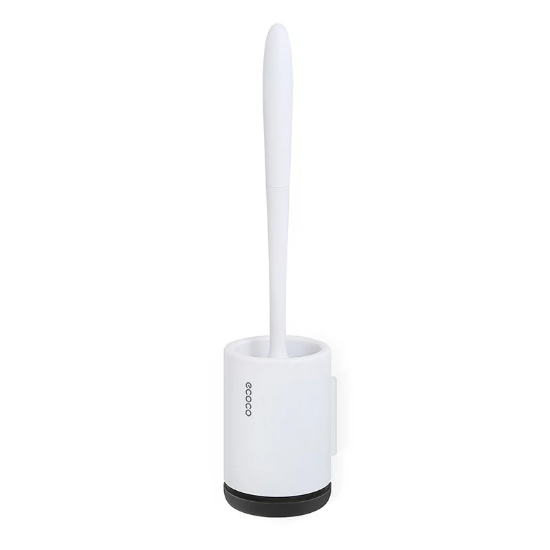 Wall-mounted Toilet Brush Cleaner Soft Bristles Toilet Bowl Brush and Holder for Bathroom Deep Cleaning Wall Mountable Cleaning Brush Kit - Цвет: Wall-mounted